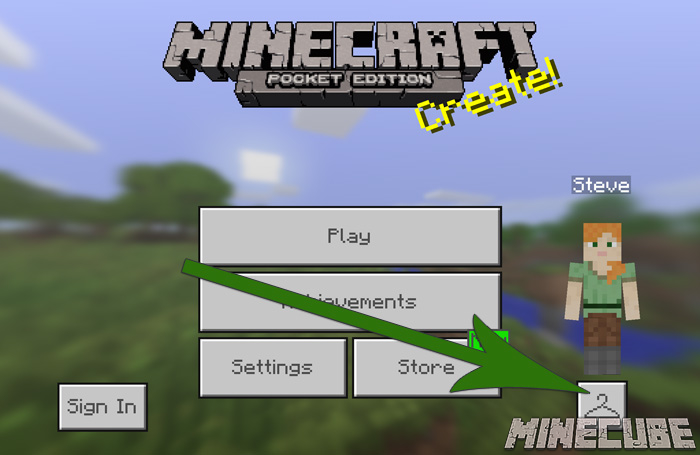 Как установить скины в Minecraft PE для iOS?