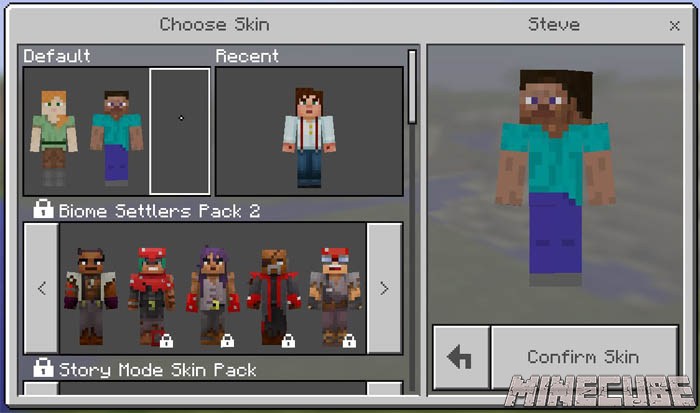 Как установить Minecraft Skins для Windows 10?